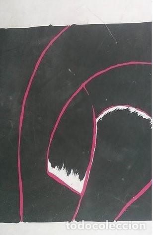 Art: Sohad LACHIRI (1946). Soodia LAARBI LAHSEN-AACHIRI . 60 x 90 cm . Abstracto. 1^ obra. FIRMADO A MANO