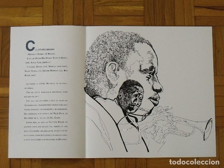 Arte: Serigrafia Clifford Brown. Rostros de Jazz negro. Raul Capitani. 32x32 cm cerrado. 50x32 cm abierto - Foto 2 - 217723608