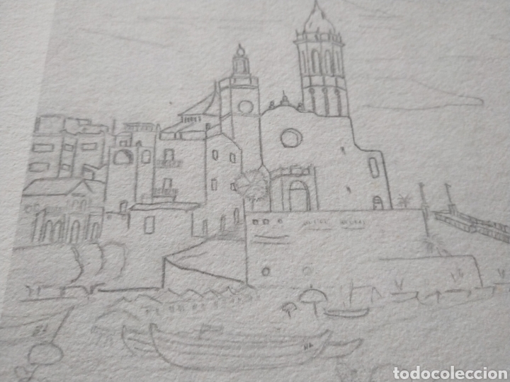 Arte: Sitges iglesia serigraf&iacute;a - Foto 7