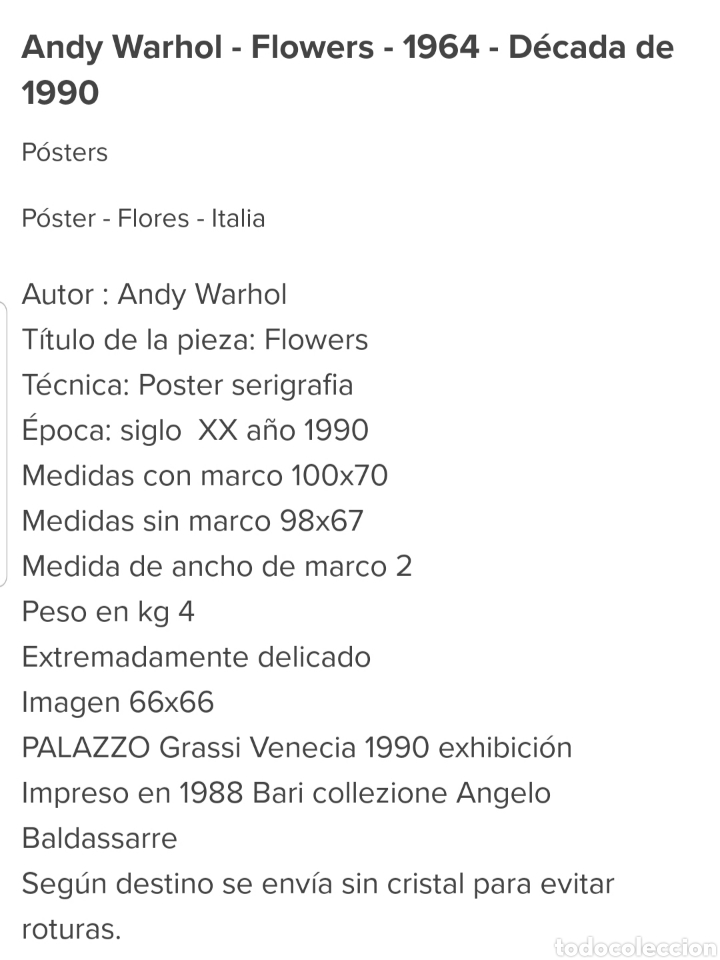 Arte: Flowers por Andy Warhol - Foto 14