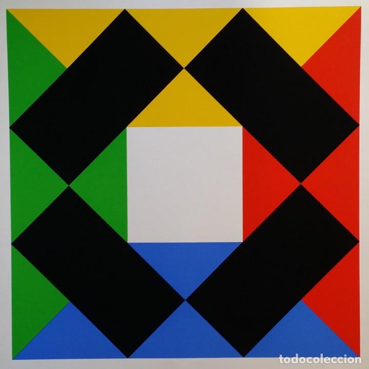 Arte: MAX BILL: variaci&oacute;n con centro blanco, 1972 / serigraf&iacute;a edici&oacute;n limitada - Foto 1
