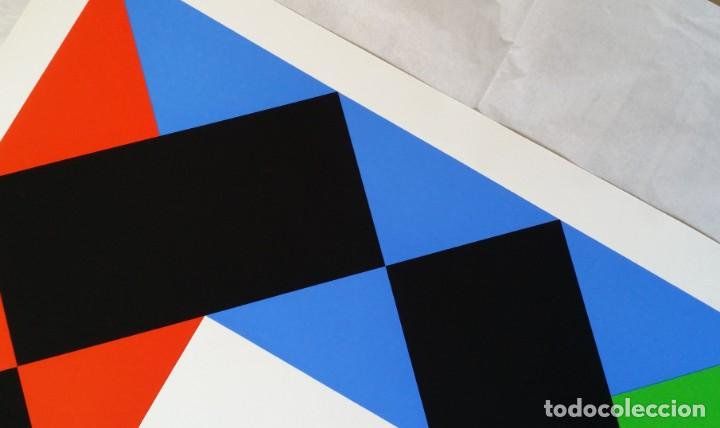 Arte: MAX BILL: variaci&oacute;n con centro blanco, 1972 / serigraf&iacute;a edici&oacute;n limitada - Foto 7
