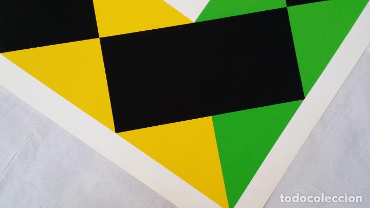 Arte: MAX BILL: variaci&oacute;n con centro blanco, 1972 / serigraf&iacute;a edici&oacute;n limitada - Foto 8