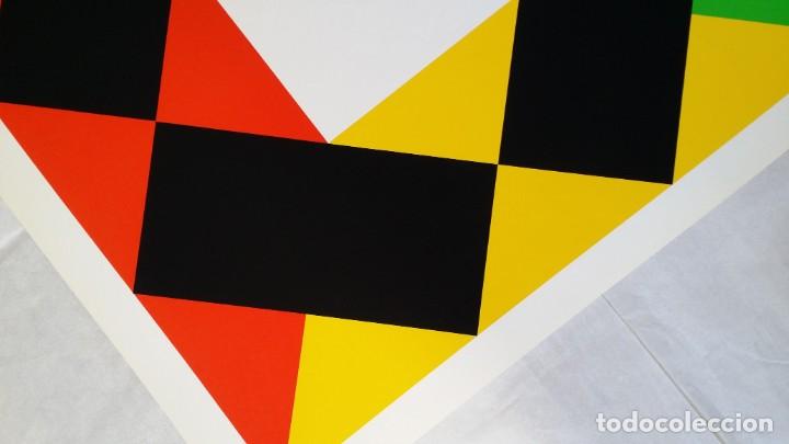 Arte: MAX BILL: variaci&oacute;n con centro blanco, 1972 / serigraf&iacute;a edici&oacute;n limitada - Foto 9