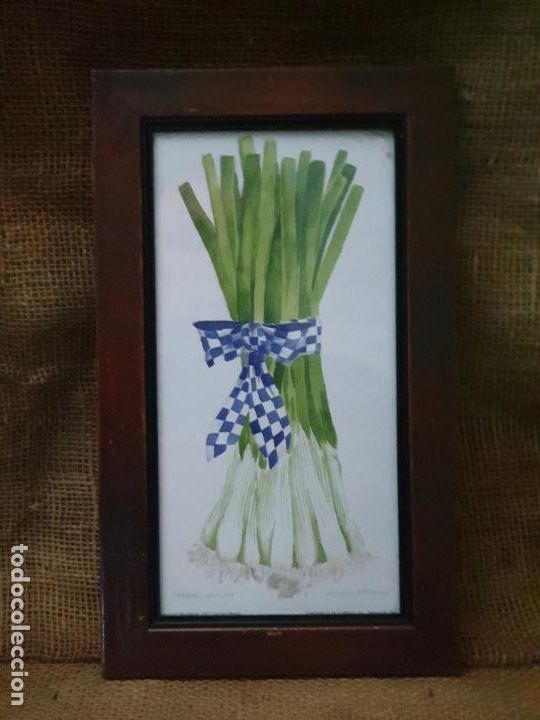 Arte: Cuadro de ajos tiernos (serigraf&iacute;a) - Foto 1