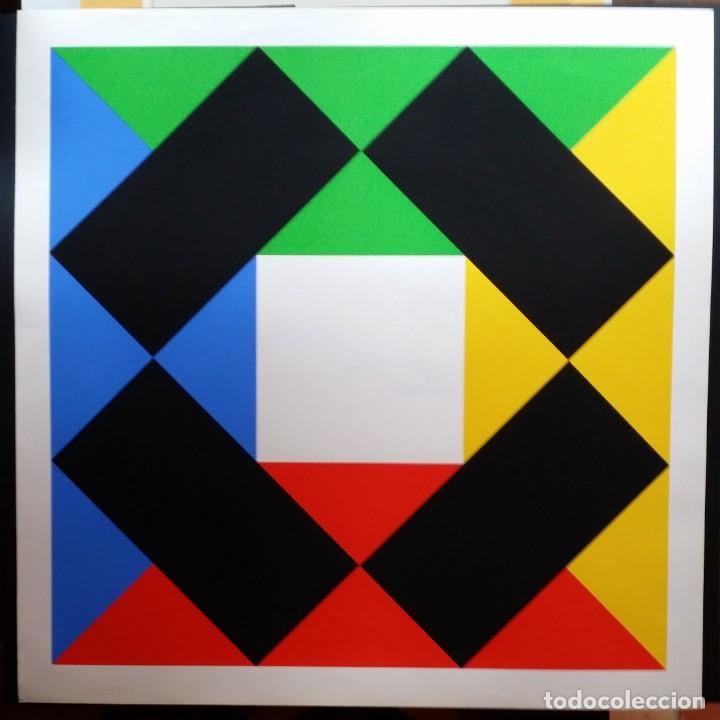 Arte: MAX BILL: variaci&oacute;n con centro blanco, 1972 / serigraf&iacute;a edici&oacute;n limitada - Foto 2