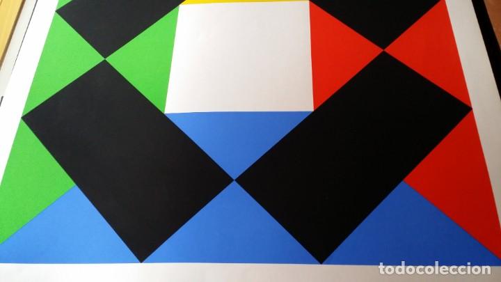 Arte: MAX BILL: variaci&oacute;n con centro blanco, 1972 / serigraf&iacute;a edici&oacute;n limitada - Foto 11