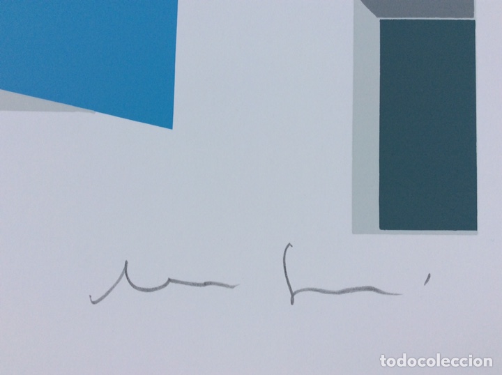 Arte: Serigraf&iacute;a Santorini firmada - Foto 6