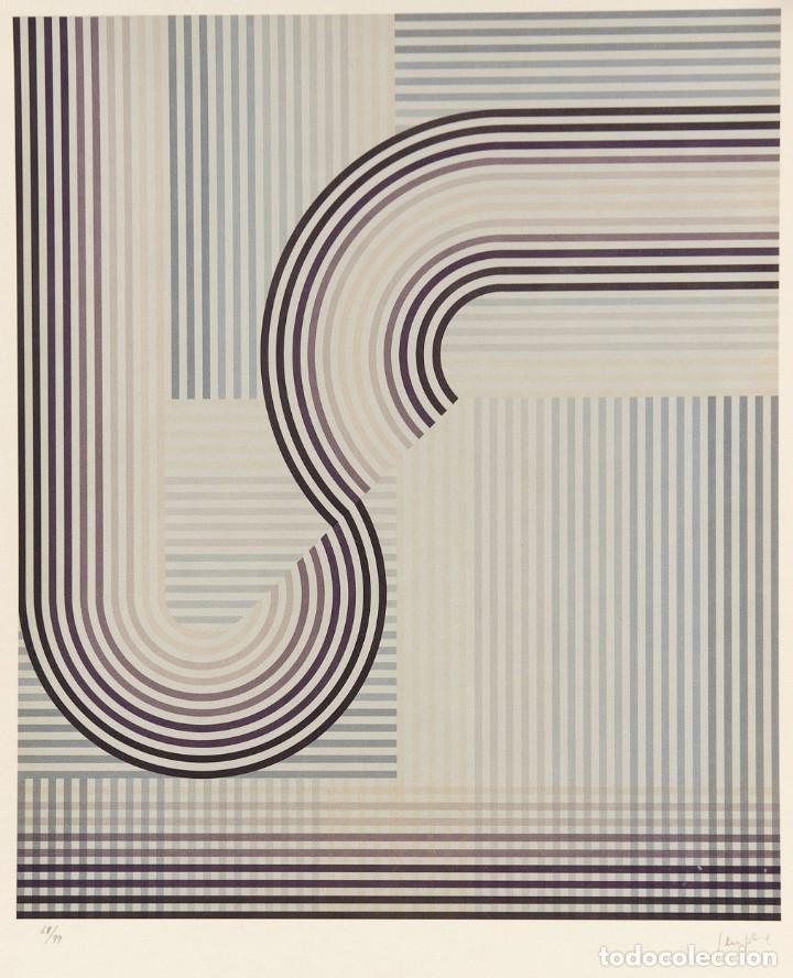 Arte: COMPOSICI&Oacute;N - EUSEBIO SEMPERE ( VALENCIA, 1923-1985) - 65 x 45 cms - Foto 1