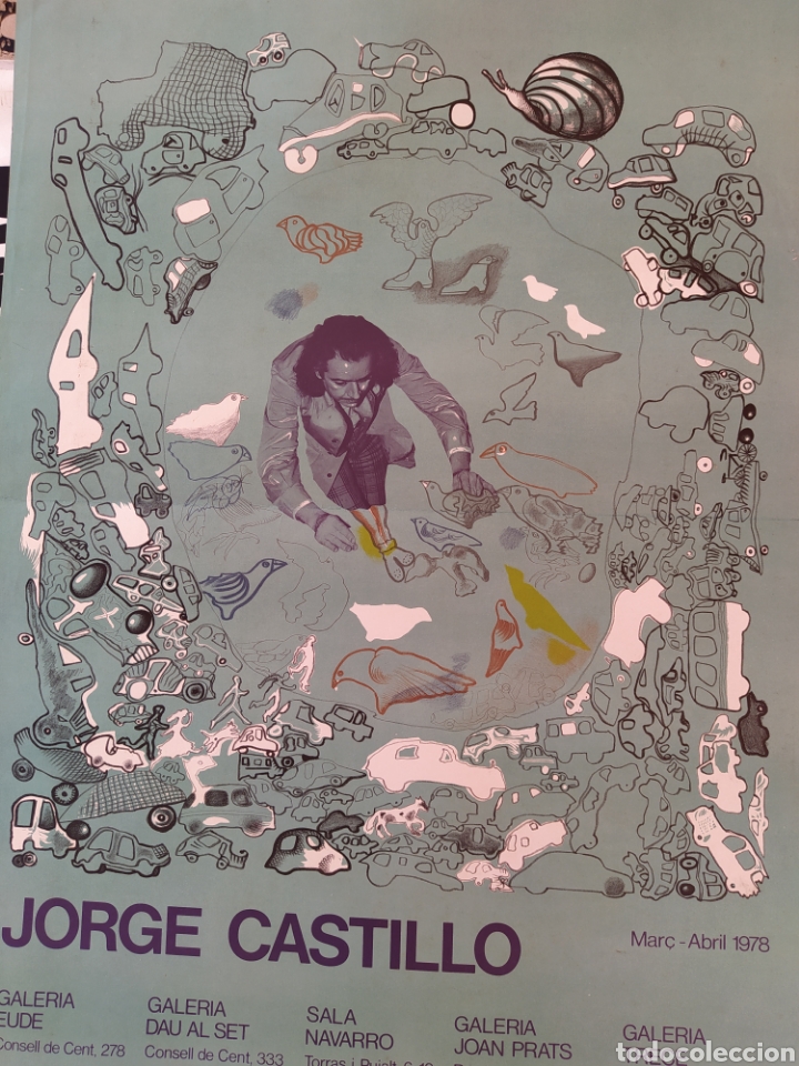 Arte: CARTEL EXPOSICION JORGE CASTILLO - Foto 2