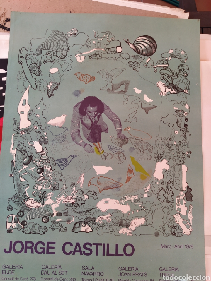 Arte: CARTEL EXPOSICION JORGE CASTILLO - Foto 1