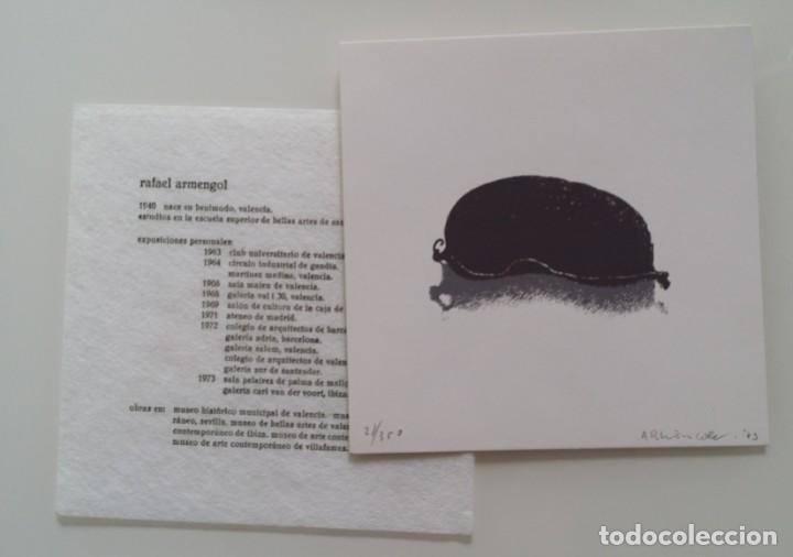 Arte: Rafael Armengol, serigraf&iacute;a, 1973 - Foto 1