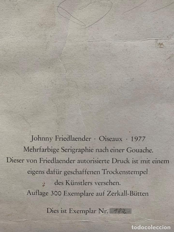 Arte: JOHNNY FRIEDLAENDER - SERIGRAF&Iacute;A MULTICOLOR - - Foto 3