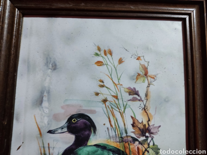 Arte: Cuadro azulejo cer&aacute;mica pato - Foto 2