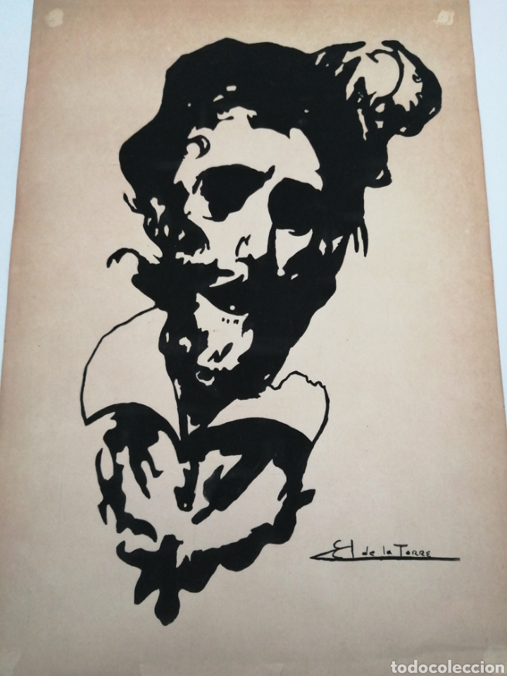 Arte: Serigrafia sobre papel. Eusebio (?) de la Torre - Foto 2
