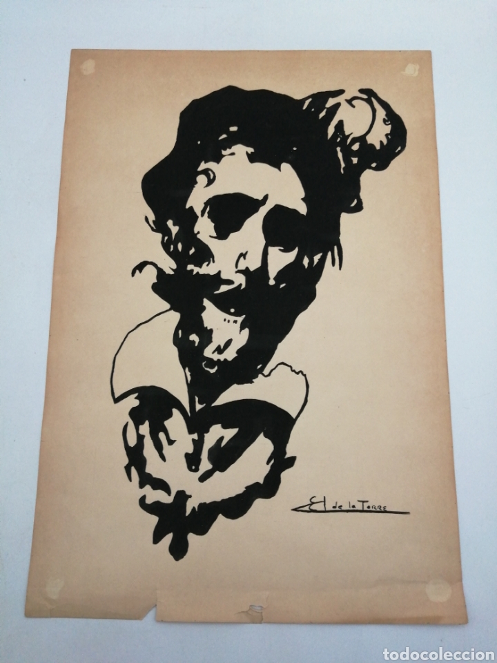 Arte: Serigrafia sobre papel. Eusebio (?) de la Torre - Foto 1