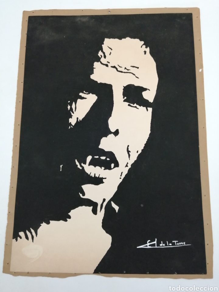 Arte: Serigrafia sobre papel. Eusebio (?) de la Torre - Foto 1