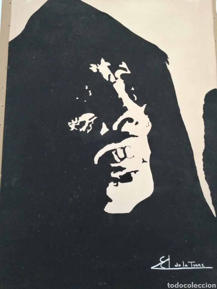 Arte: Serigrafia sobre papel. Eusebio (?) de la Torre - Foto 2
