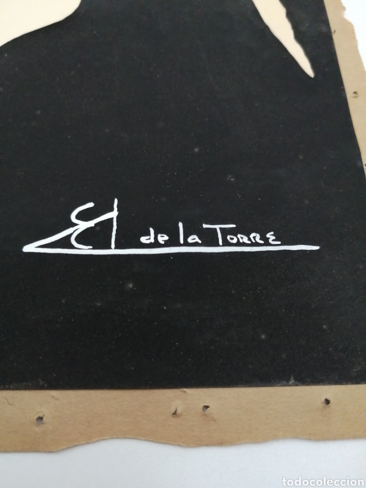 Arte: Serigrafia sobre papel. Eusebio (?) de la Torre - Foto 3