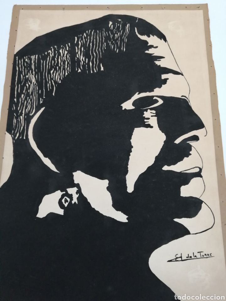 Arte: Serigrafia sobre papel. Eusebio (?) de la Torre - Foto 2