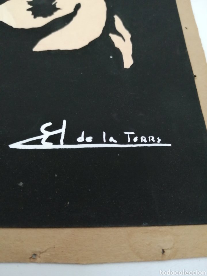 Arte: Serigrafia sobre papel. Eusebio (?) de la Torre - Foto 3