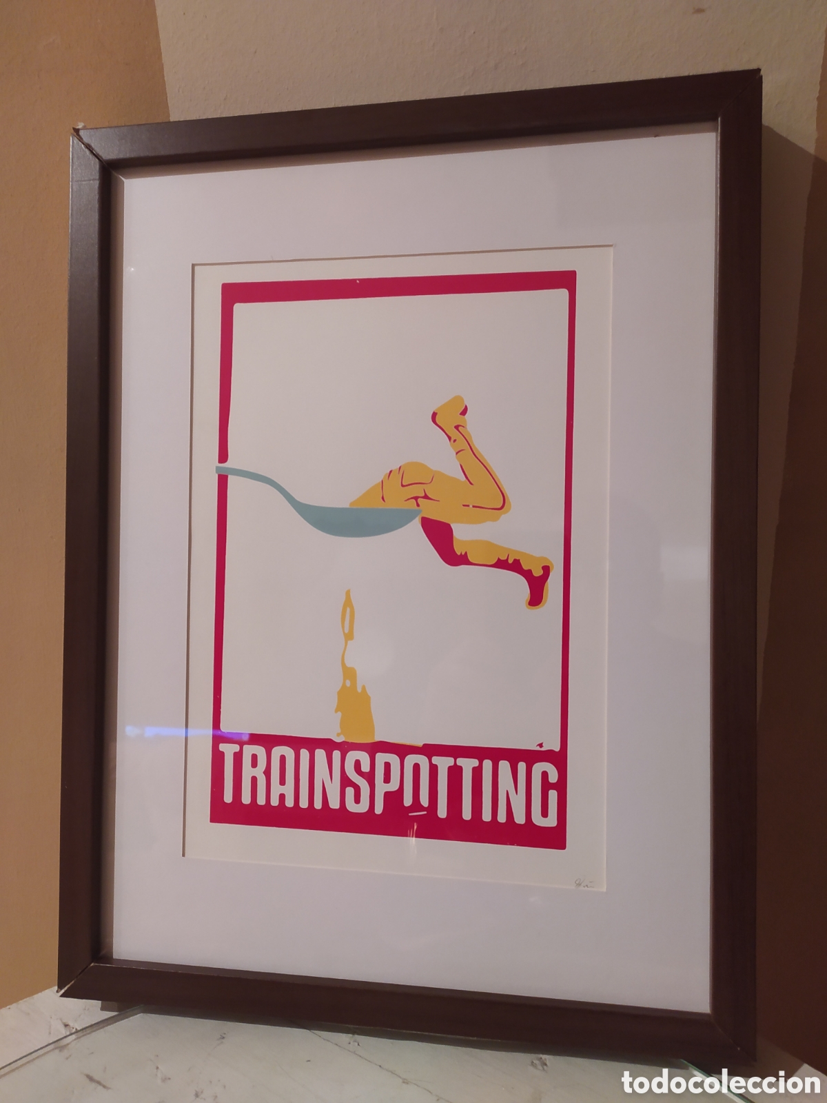 Arte: Serigraf&iacute;a Original Trainspotting - Foto 1
