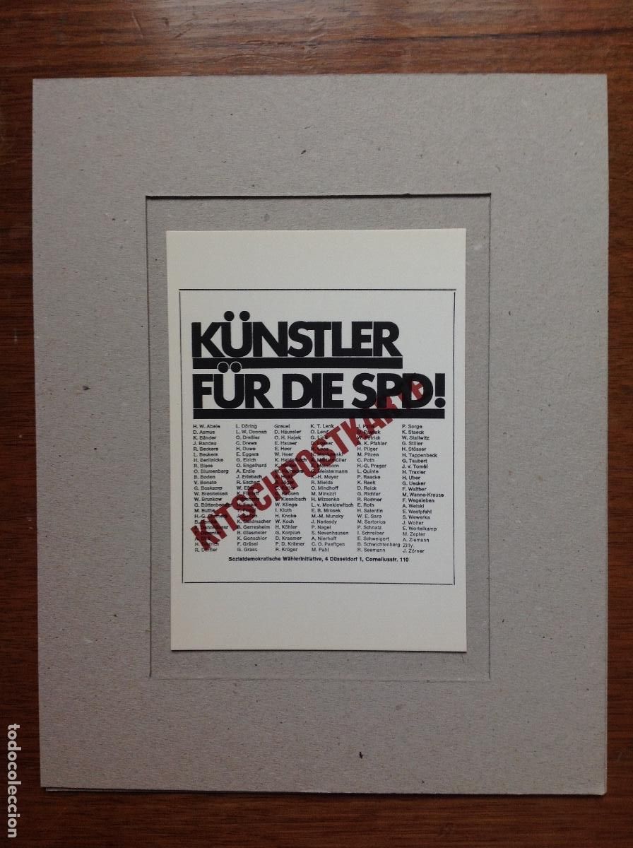 Arte: Joseph Beuys - postal - Foto 1