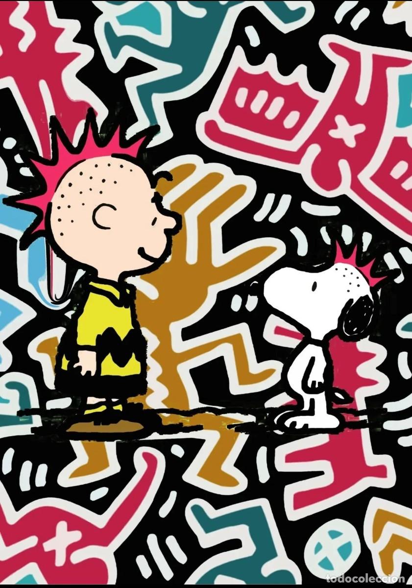 Death NYC Pop Art Graphic Print of Charlie Brown and Snoopy