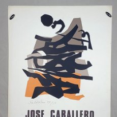 Arte: JOSÉ CABALLERO. GALERÍA SEIQUER, 1970. FIRMADO 37/50