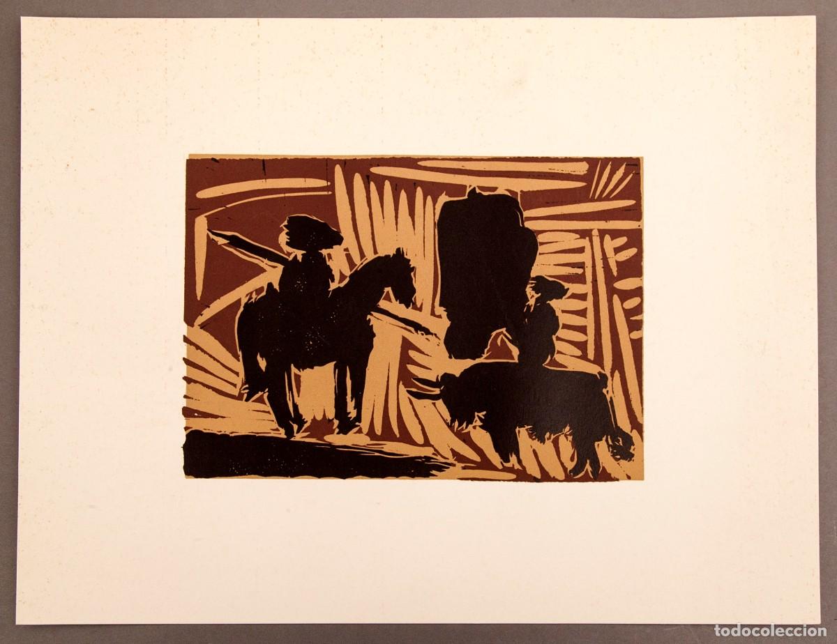 Arte: PICASSO - LINOGRABADO - 1962 - Foto 1
