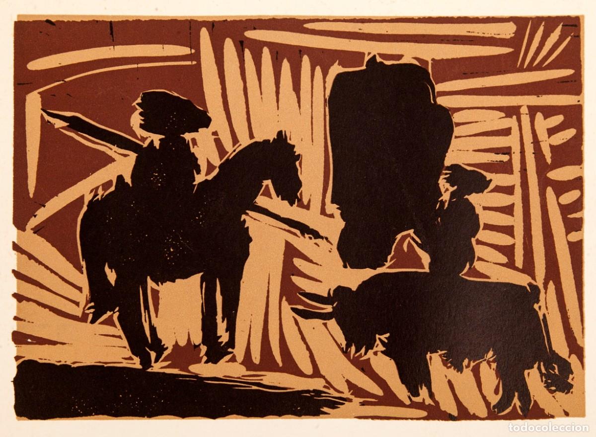 Arte: PICASSO - LINOGRABADO - 1962 - Foto 2