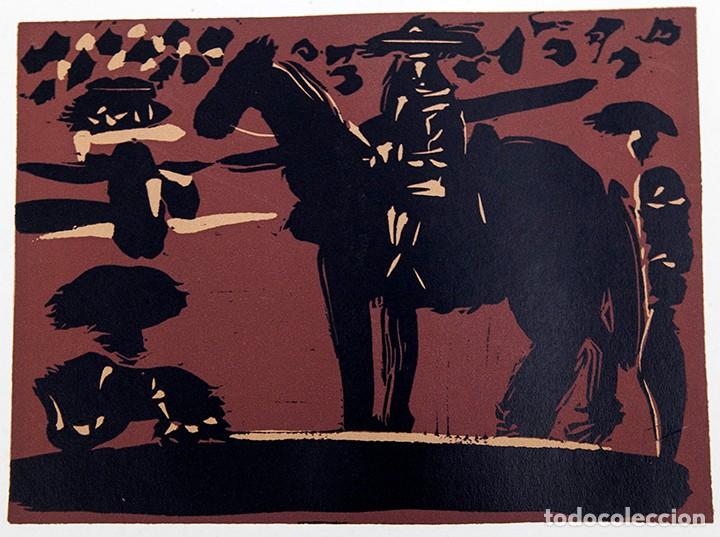 Arte: PICASSO - LINOGRABADO - 1962 - Foto 2