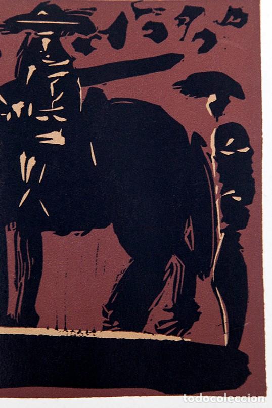 Arte: PICASSO - LINOGRABADO - 1962 - Foto 5