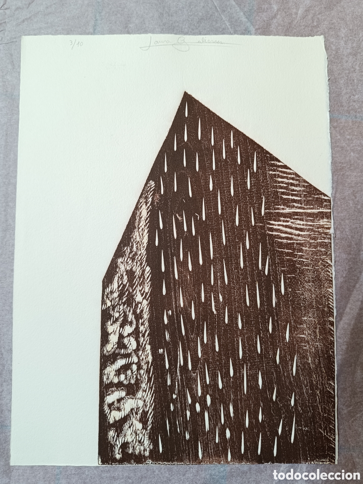 Arte: Serigrafia abstracta de Laura Guti&eacute;rrez - Foto 1