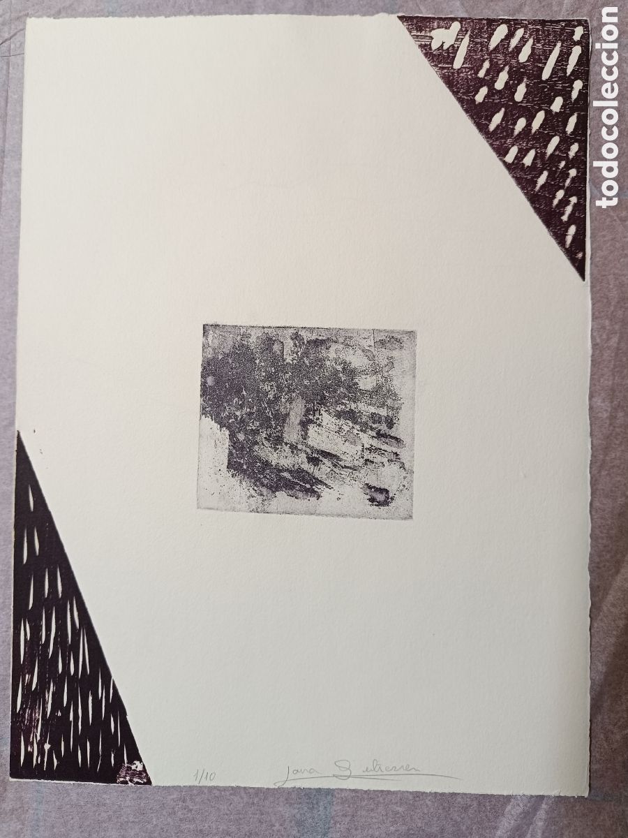Arte: Serigrafia abstracta de Laura Guti&eacute;rrez - Foto 1