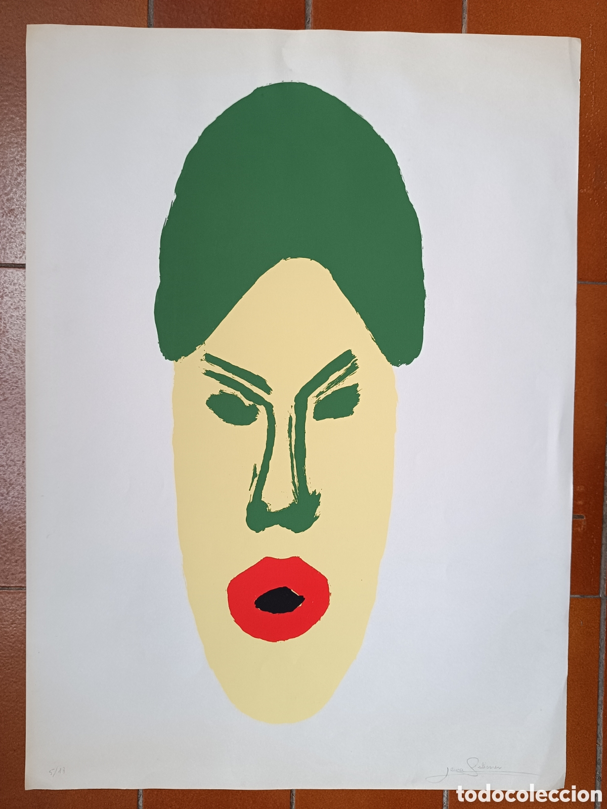 Arte: Serigrafia Cara de Laura Guti&eacute;rrez - Foto 1