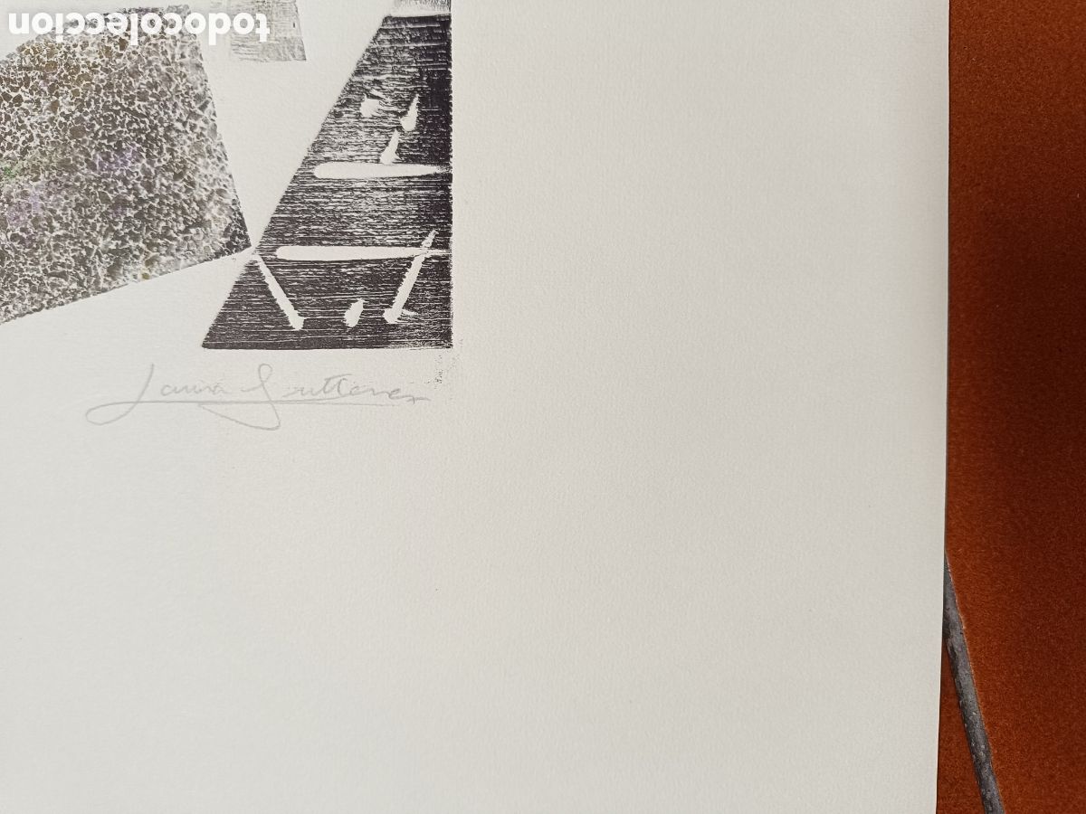 Arte: Serigrafia abstracta de Laura Guti&eacute;rrez - Foto 3
