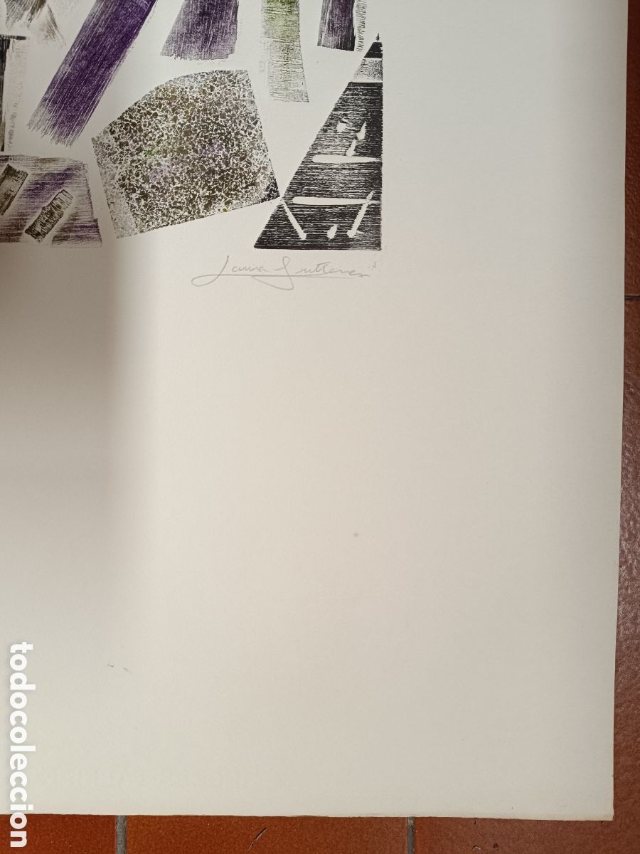 Arte: Serigrafia abstracta de Laura Guti&eacute;rrez - Foto 5