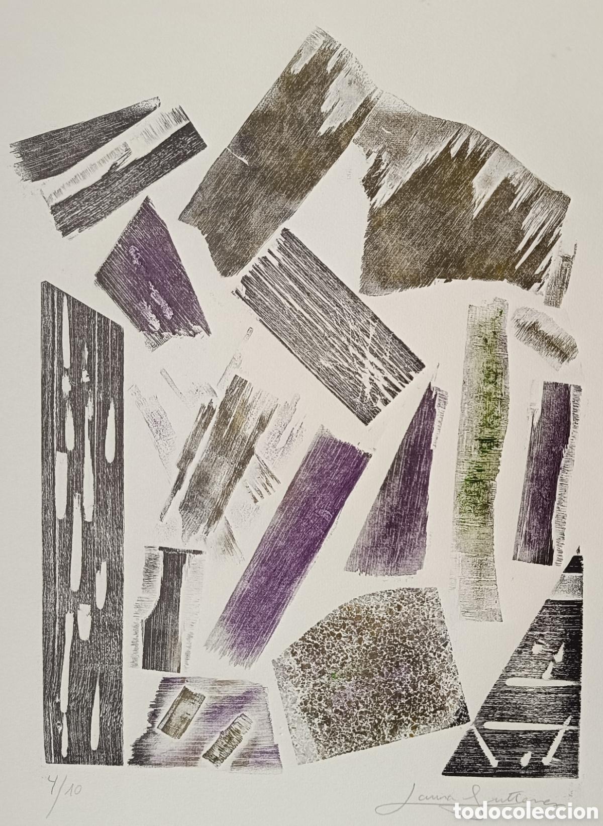 Arte: Serigrafia abstracta de Laura Guti&eacute;rrez - Foto 2