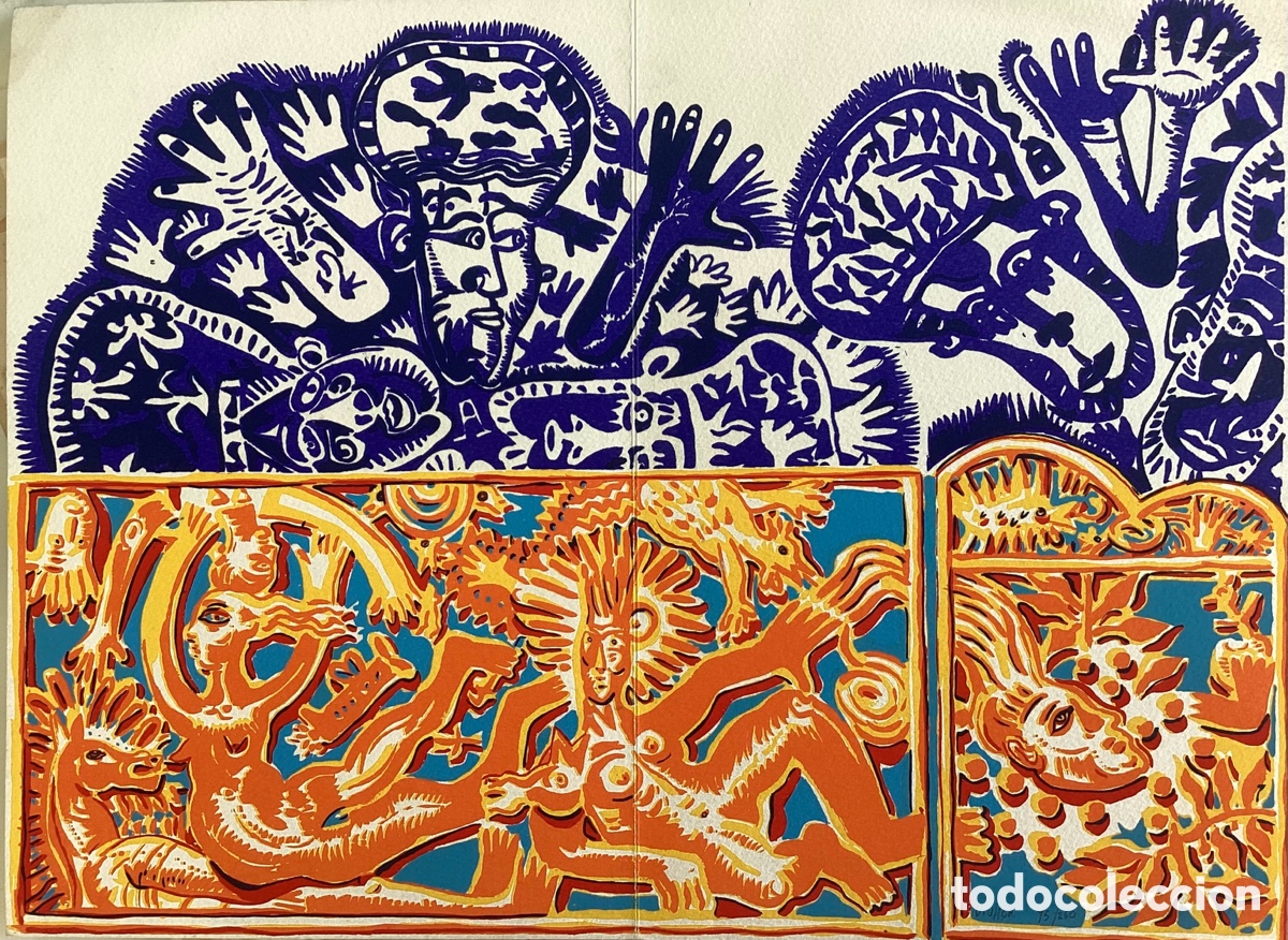 Arte: V&iacute;ctor Ulloa serigraf&iacute;a original - Foto 1