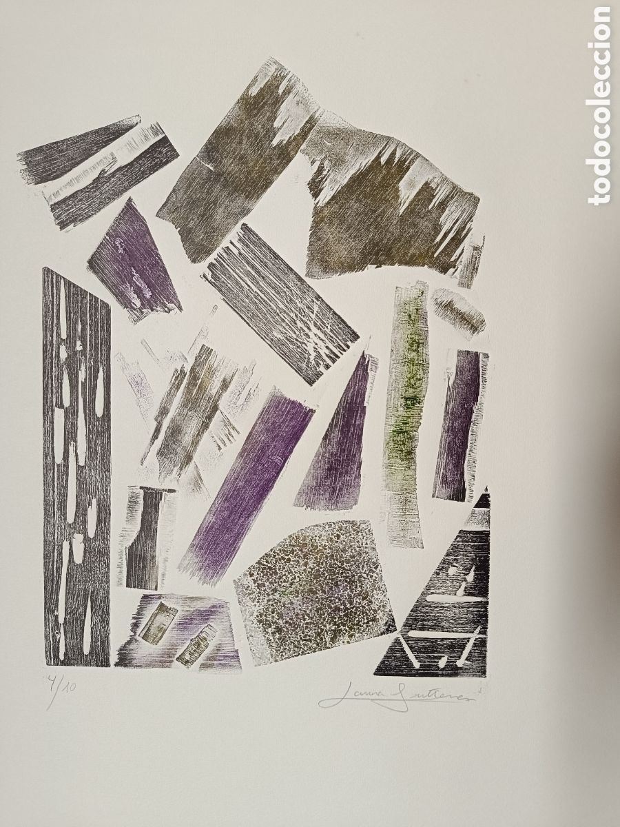 Arte: Serigrafia abstracta de Laura Guti&eacute;rrez - Foto 11