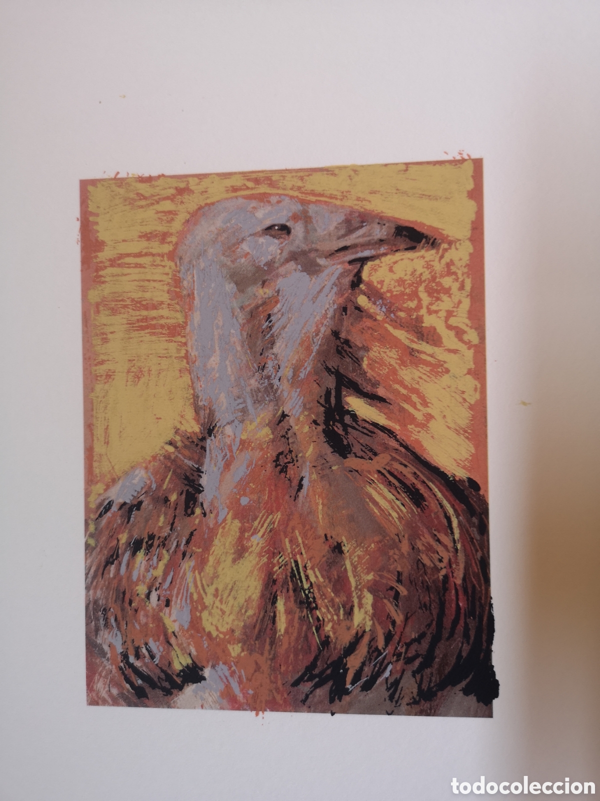 Arte: Serigraf&iacute;a de caza de una Abutarda - Foto 1