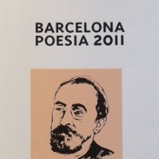 Arte: JOAN MARAGALL. BARCELONA POESIA 2011. MARATÓ POÈTICA. LLIBRERIA CATALÒNIA. SERIGRAFIA RAÚL CAPITANI.