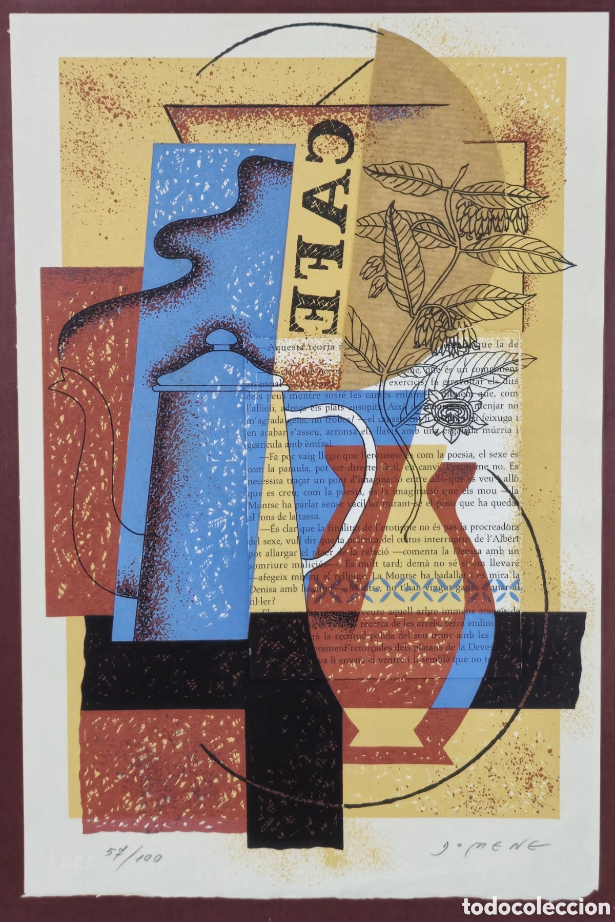 Arte: Serigrafia de Quim Domene - Foto 1