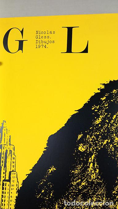 Arte: Nicol&aacute;s Gless. Dibujos 1974. Serigraf&iacute;a - Foto 2