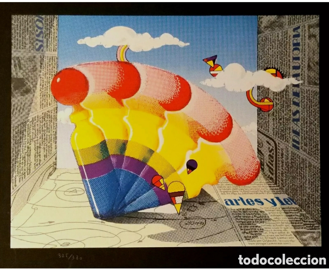 Arte: SOLSONA y ALMELA Grabado 1976 - Foto 2