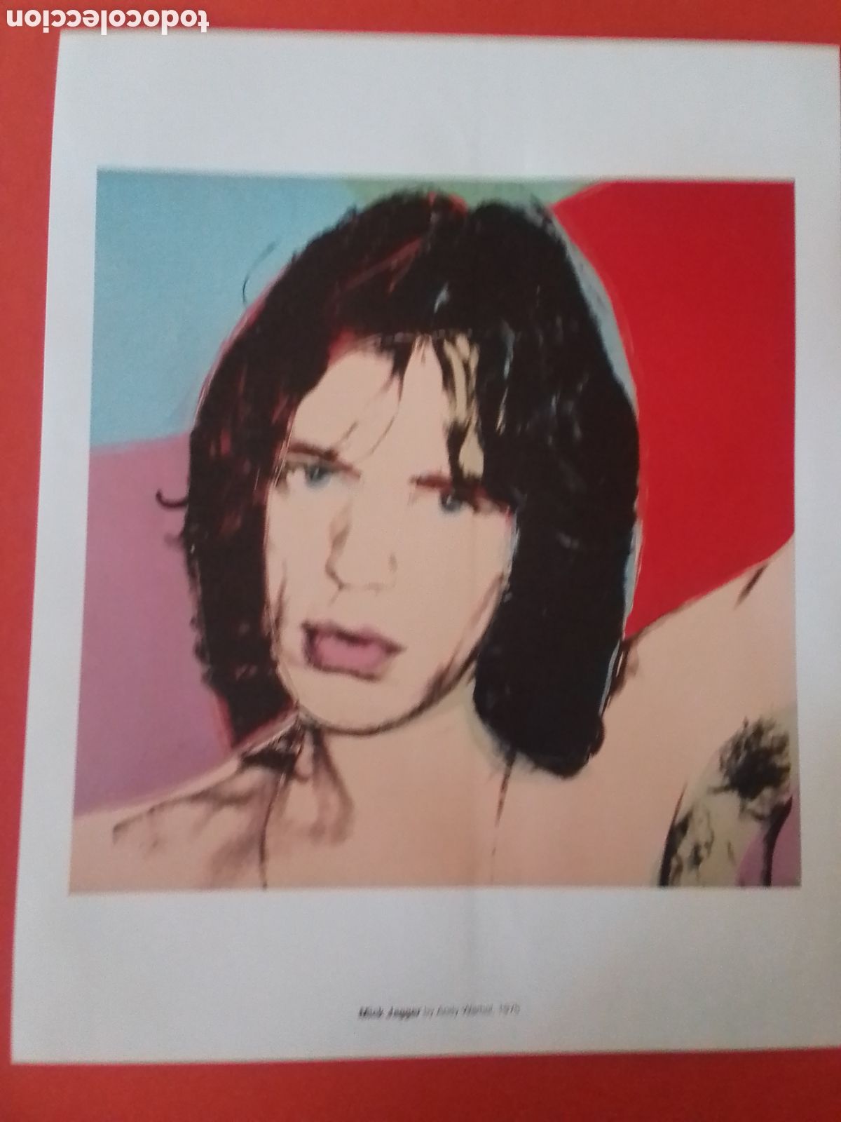 Arte: &rdquo;Mick Jagger&rdquo; de Andy Warhol - Foto 1