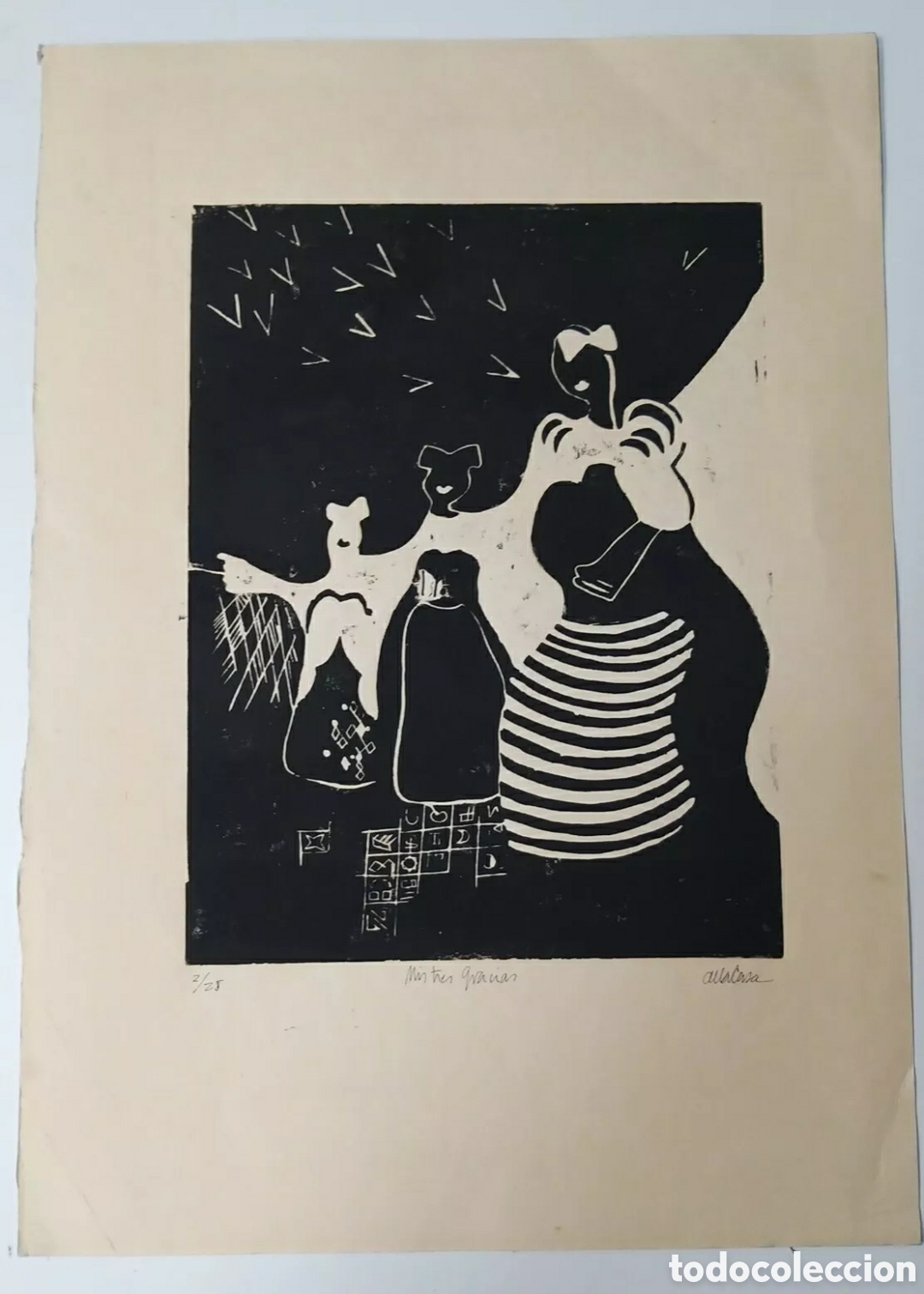 Arte: Agust&iacute;n de la Casa.&nbsp;Grabado 2/25 - Foto 1