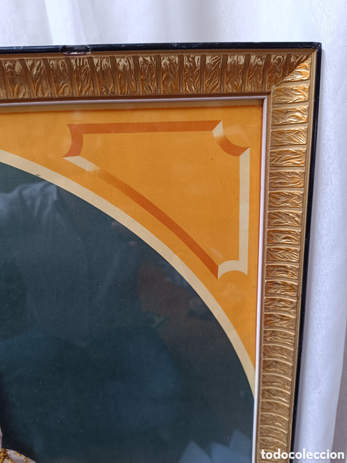 Arte: Cuadro antiguo litograf&iacute;a de la Virgen de Covadonga - Foto 11