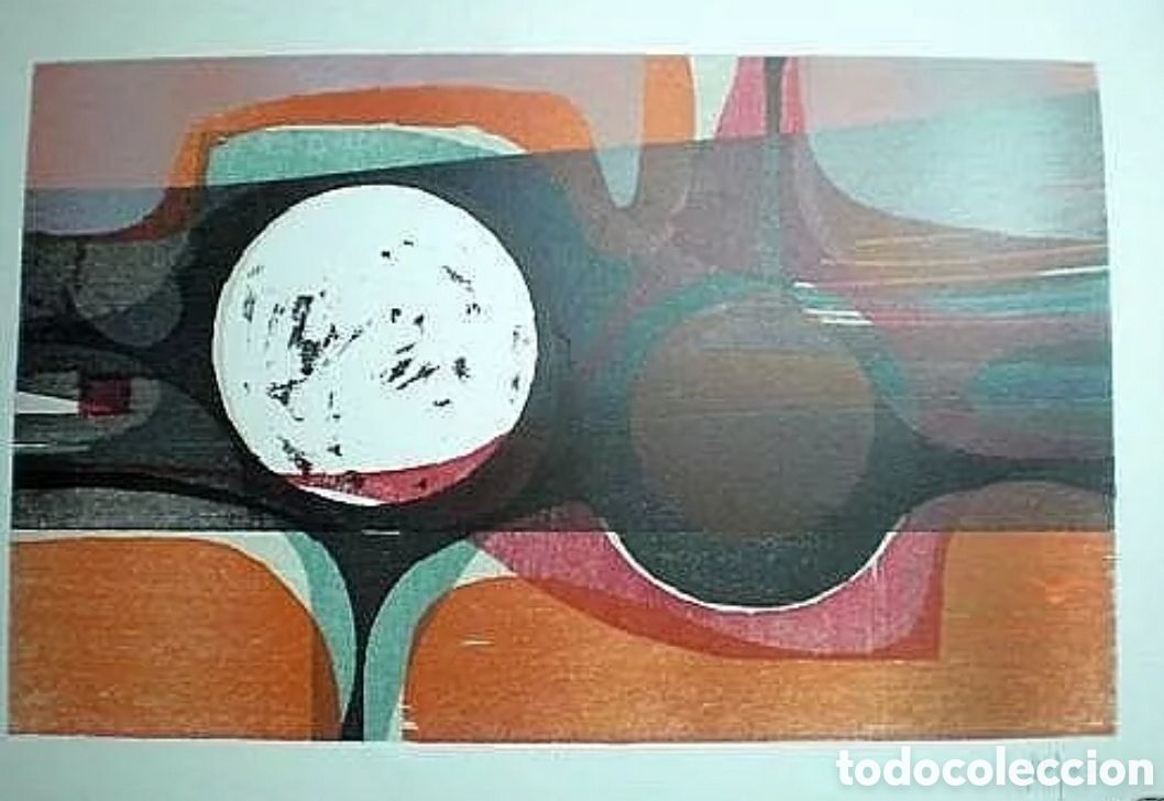 Arte: Cesar OLMOS. Serigraf&iacute;a 12/75. 1973 - Foto 2
